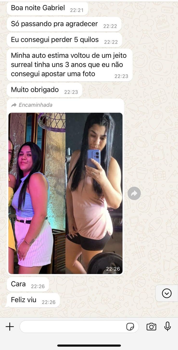 Depoimento — aluna da Consultoria Elite